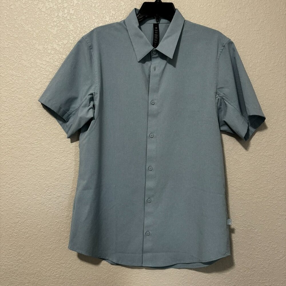 Lululemon Airing Easy Short Sleeve Button Up Shirt - Size Large